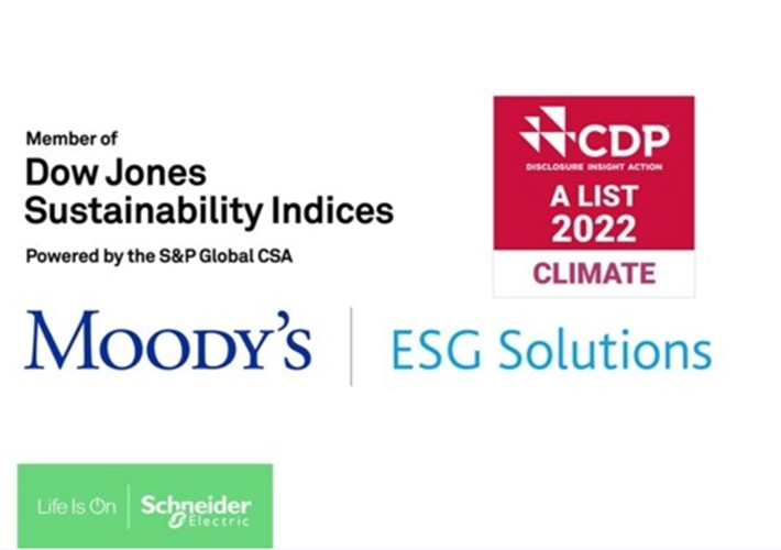 foto Schneider Electric vuelve a obtener las mejores puntuaciones en rankings de ESG.
